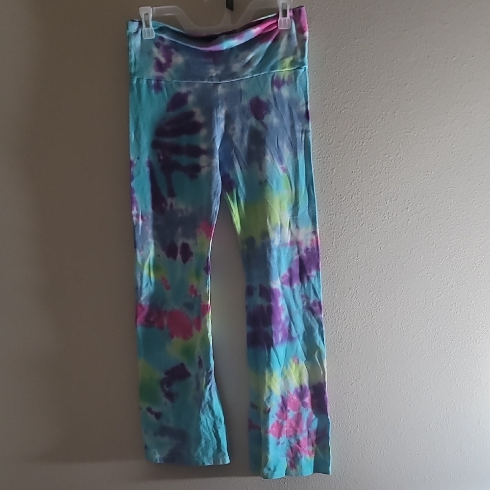 Circo Blue and Purple Leggings Vibrant Tie-Dye